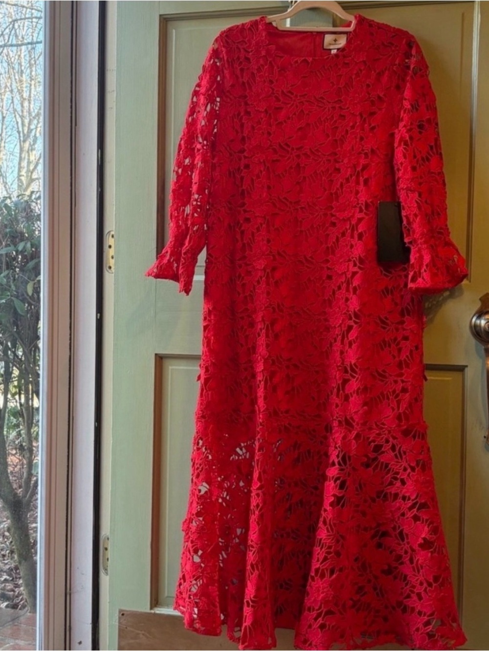 Tuckernuck Red  Lace Dress